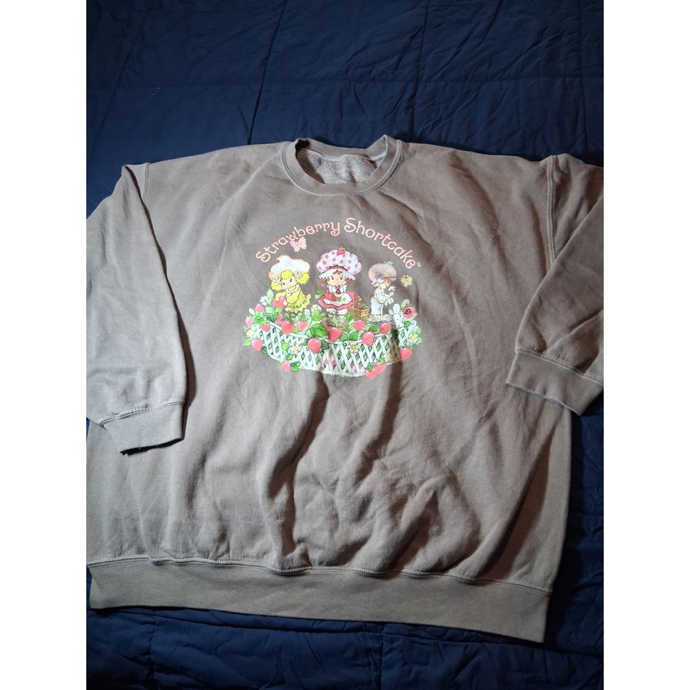 Official Strawberry Shortcake‎ Gray Sweatshirt Size 2XL